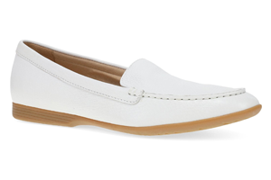 Dansko Lorri: White Milled Flat