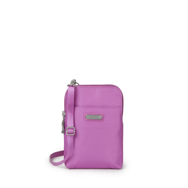 Baggallini Eco Take Two RFID Bryant Crossbody: Eco Orchid