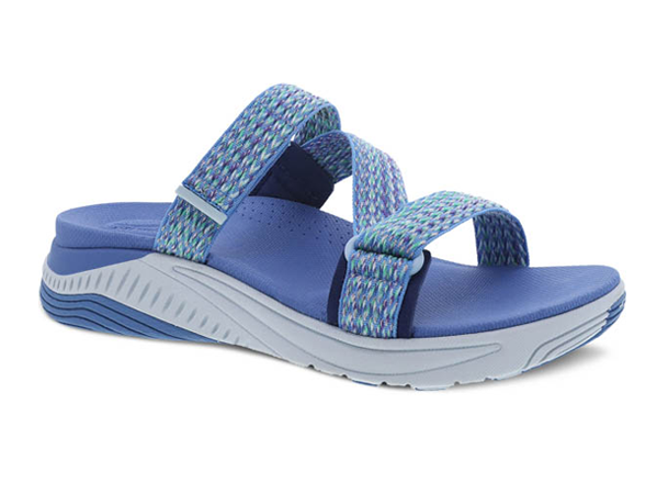 Dansko Rosette: Blue Multi Webbing