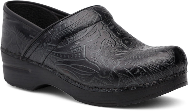 Bur-Mar's Family Shoe Store: Dansko Professional Clog: Black Tooled