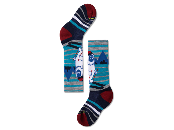 SmartWool Kids Wintersport Yeti Full Cushion OTC Socks Youth Size M Alpine  Blue