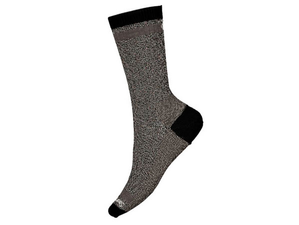 SmartWool Larimer Merino Wool Crew Socks - Black/Taupe Heather — Dave's New  York