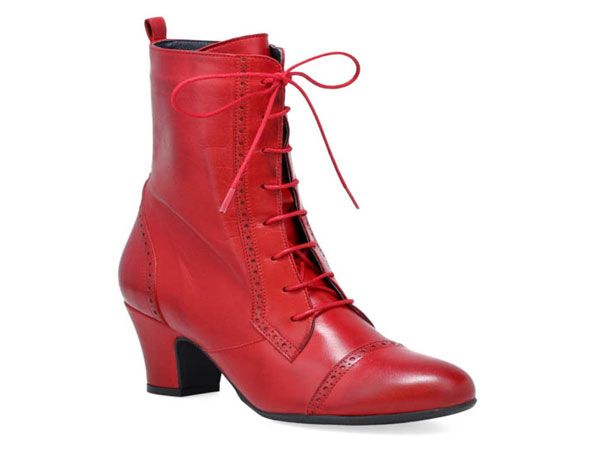 Miz Mooz Flicka Boots: Red