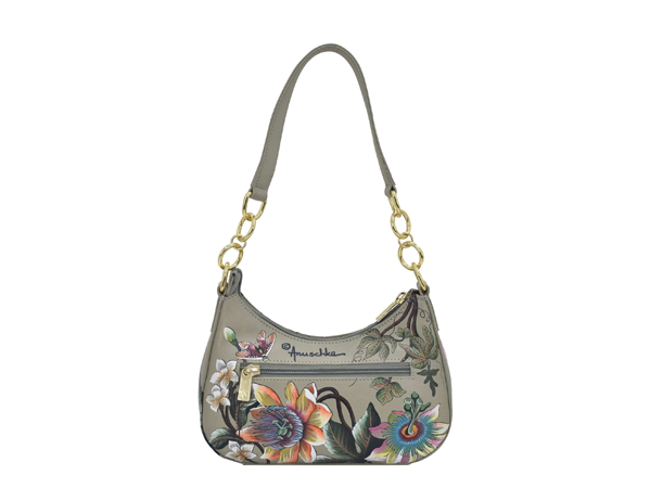 Anuschka Women's Hand Painted Small Convertible Hobo