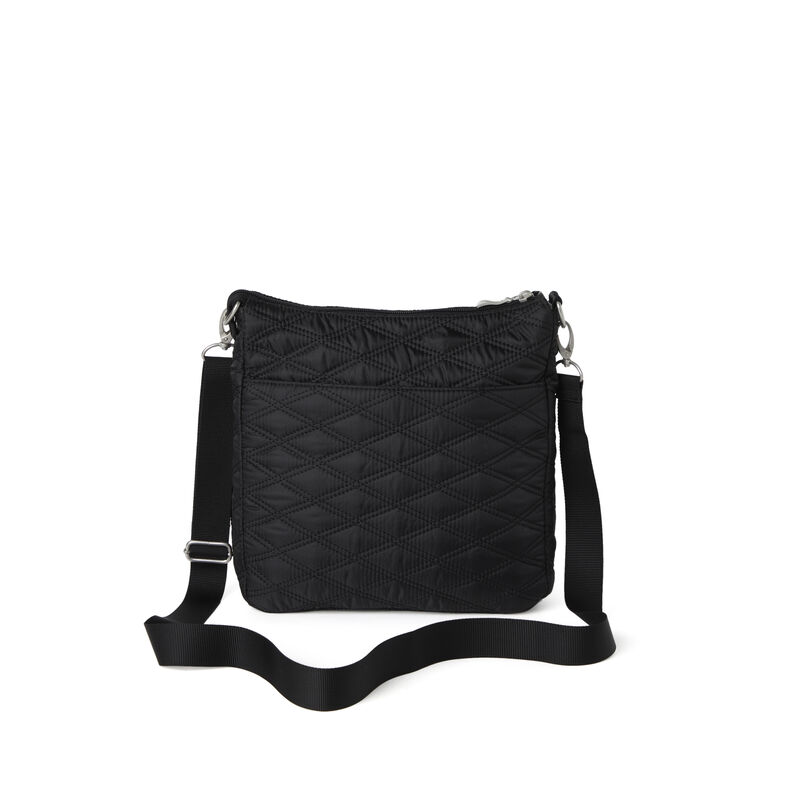 Baggallini Modern Everywhere Slim Crossbody Black Quilt