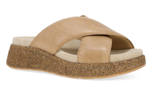 Dansko Bridget: Honey Distressed Sandal