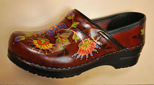 Custom Hand Painted Flower Purse  Hand Painted Clogs, Sandals, and More!
